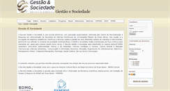 Desktop Screenshot of gestaoesociedade.org