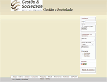 Tablet Screenshot of gestaoesociedade.org